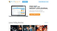 Desktop Screenshot of fitday.com